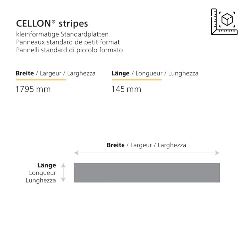 Fassadenplatten CELLON® stripes L