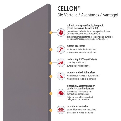 Fassadenplatten CELLON® stripes L